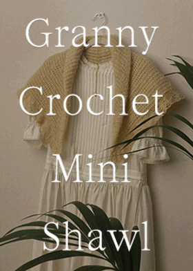 Grany Crochet Mini Shawl DIY KIT